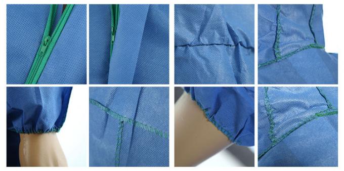 Pakaian pelindung nonwoven coverall sms sekali pakai