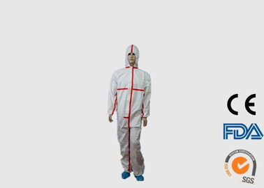 Baju PPE Bernapas Sekali Pakai, Jenis 4 5 6 Baju Sekali Pakai Tahan Bahan Kimia