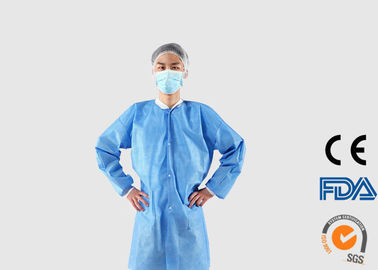 Coats Pengunjung Non Woven Ringan Untuk Laboratorium Medis