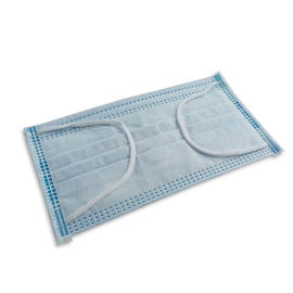 Comfortable Disposable Face Mask Anti Virus Size 17.5 X 9.5cm Elastic Earloop Style