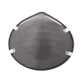 Grey Color FFP2 Cup Mask Head Wearing Size 132 * 115 * 47mm Latex Free
