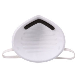 Grey Color FFP2 Cup Mask Head Wearing Size 132 * 115 * 47mm Latex Free