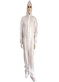 Cina Hooded Non Toxic Throw Away Overall Anti Semprot Untuk Pengaturan Layanan Kesehatan pabrik