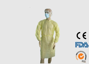 Cina 20G Polypropylene Disposable Examination Gowns 120 × 140cm Dengan Manset Elastis pabrik