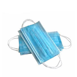 Masker Rumah Sakit Kustom Pernapasan Sehat, Masker Sekali Pakai Biru, Cocok Nyaman