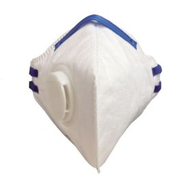 Masker Debu FFP2 Yang Dapat Disesuaikan Tidak Jatuh Anti Bakteri Untuk Penggilingan / Pengamplasan