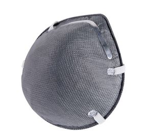 Cina Warna Abu-abu Kepala Masker Piala FFP2 Memakai Ukuran 132 * 115 * 47mm Bebas Lateks pabrik
