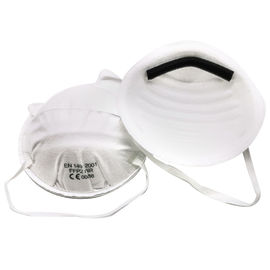 Masker Debu Anti Partikulat sekali pakai, Topeng Wajah Mangkok Bahan Multi Layered